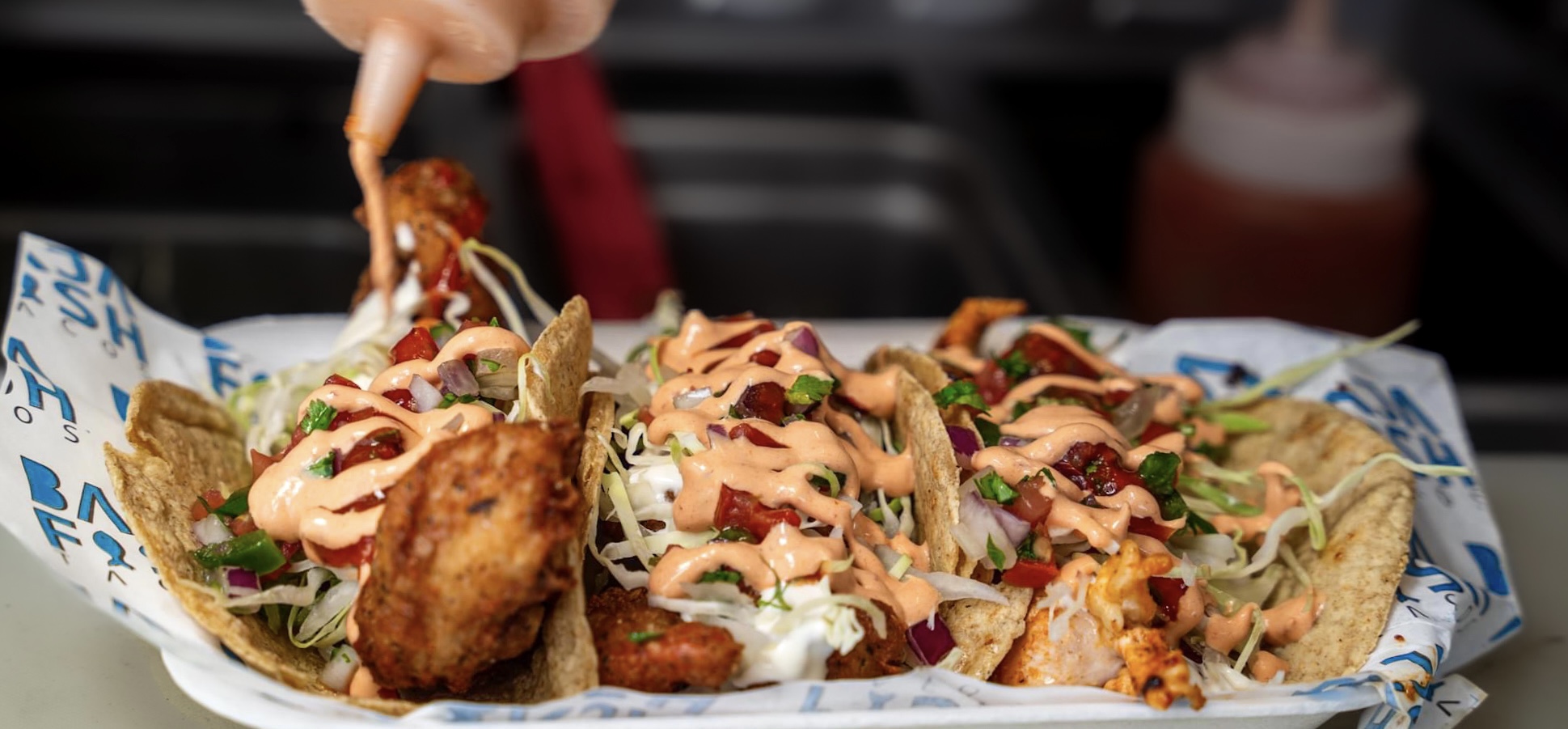 Baja fish taco
