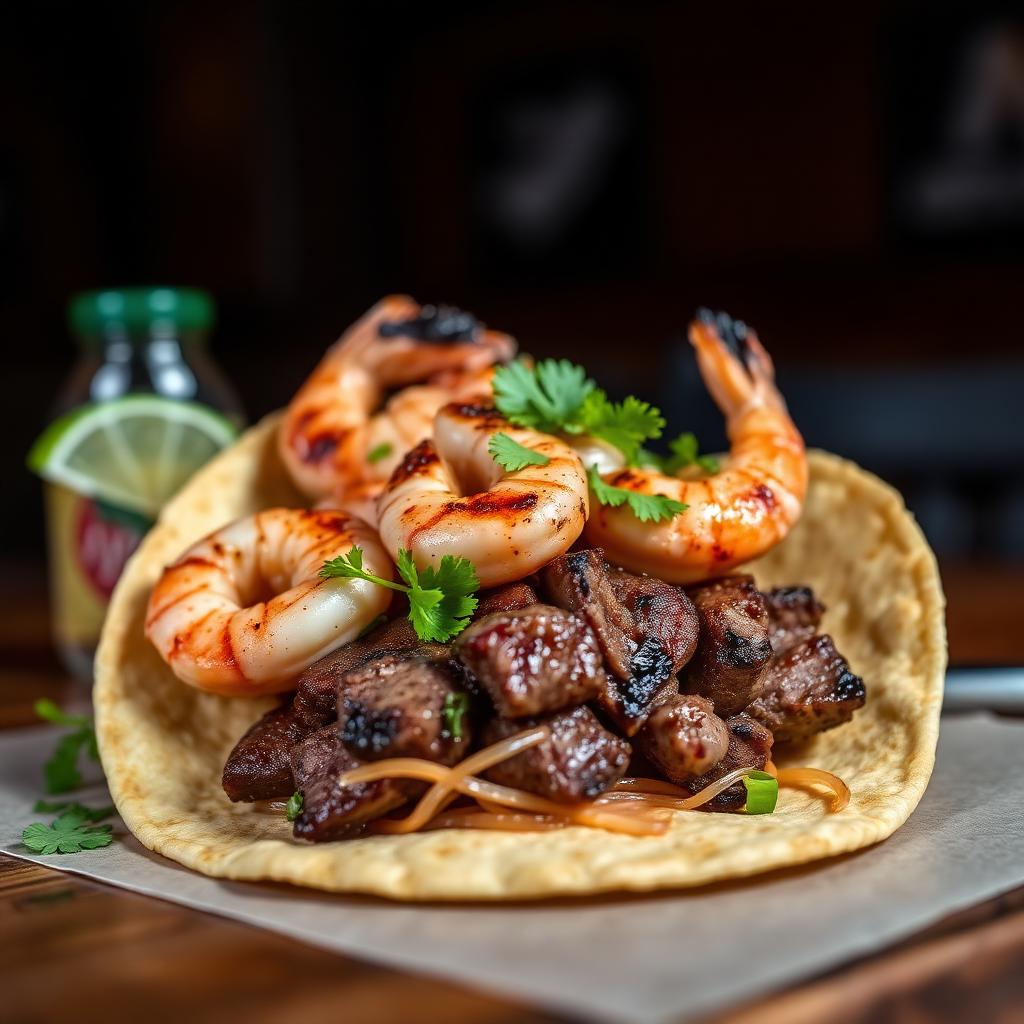 Surf N Turf Taco